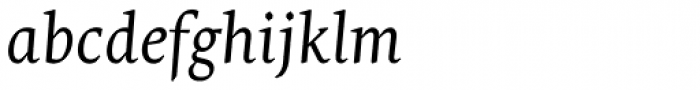 Stockmar Pro Italic Font LOWERCASE