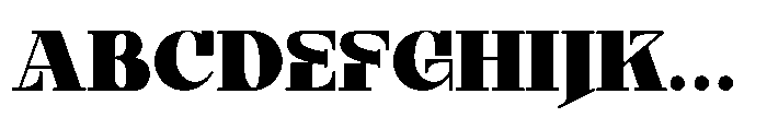 Stolvix Font UPPERCASE