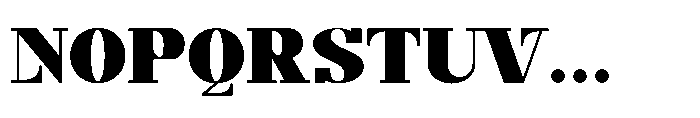 Stolvix Font UPPERCASE