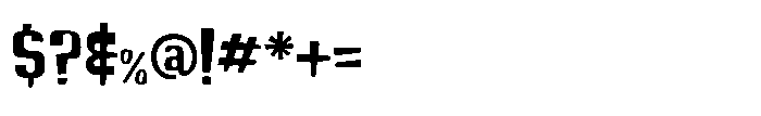 Stompbox Regular Font OTHER CHARS