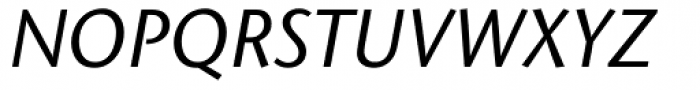 Stone Humanist Medium Italic Font UPPERCASE