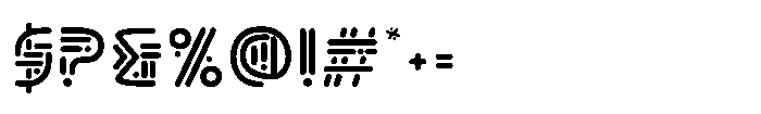 Stone Mask Font OTHER CHARS