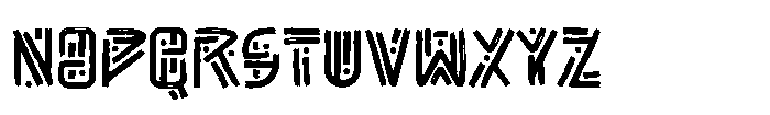 Stone Mask Font UPPERCASE