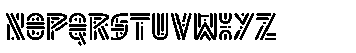 Stone Mask Font LOWERCASE