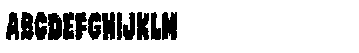 Stone Muscle Font UPPERCASE
