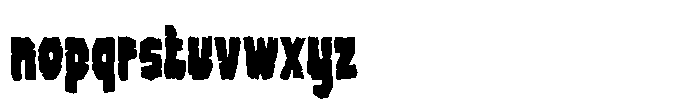 Stone Muscle Font LOWERCASE
