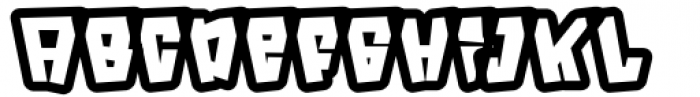 Stone Ocean Outline Font LOWERCASE