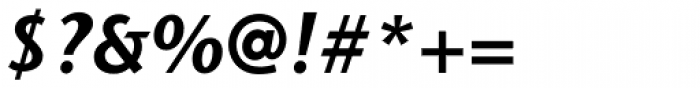 Stone Sans II Pro Bold Italic Font OTHER CHARS