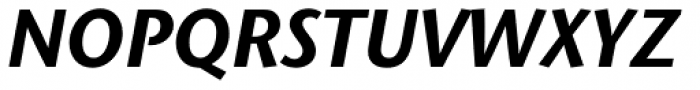 Stone Sans II Pro Bold Italic Font UPPERCASE
