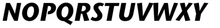 Stone Sans II Pro ExtraBold Italic Font UPPERCASE
