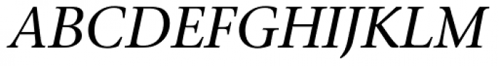 Stone Serif Medium Italic Font UPPERCASE