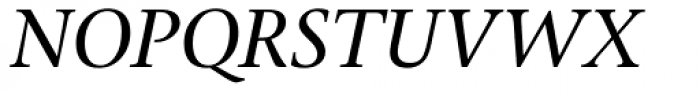 Stone Serif Medium Italic Font UPPERCASE