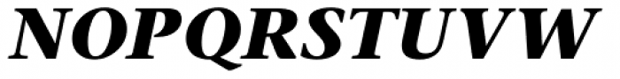 Stone Serif OS Bold Italic Font UPPERCASE