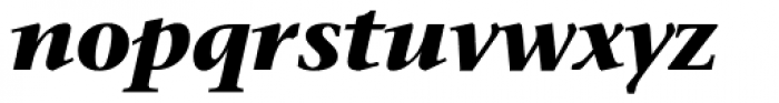 Stone Serif OS Bold Italic Font LOWERCASE