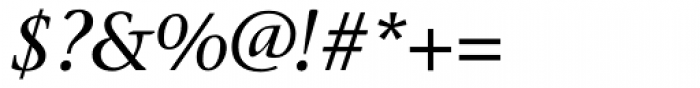Stone Serif OS Medium Italic Font OTHER CHARS