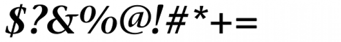 Stone Serif OS SemiBold Italic Font OTHER CHARS