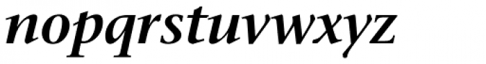 Stone Serif Pro SemiBold Italic Font LOWERCASE