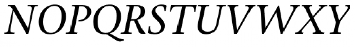 Stone Serif Std Medium Italic Font UPPERCASE