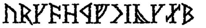 Stonehenge Runes Font LOWERCASE