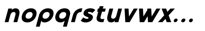 Stoner PS Extra Bold Italic Font LOWERCASE