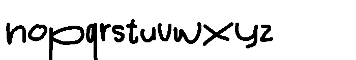 Storke Bold Font LOWERCASE