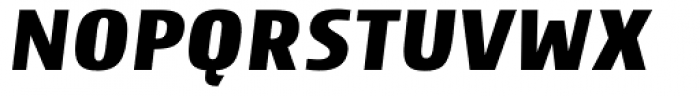 Storm Sans Bold Italic Font UPPERCASE