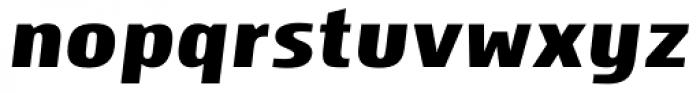 Storm Sans Bold Italic Font LOWERCASE