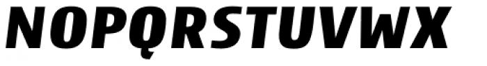 Storm Sans Pro Bold Italic Font UPPERCASE
