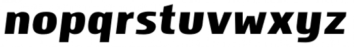 Storm Sans Pro Bold Italic Font LOWERCASE