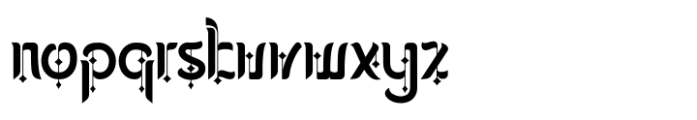 Stormsong Regular Font LOWERCASE