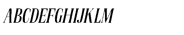 Storn Regular Italic Font UPPERCASE
