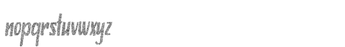 Storytime Stipple Italic Font LOWERCASE