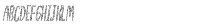 Storytime Stipple Rough Italic Font UPPERCASE