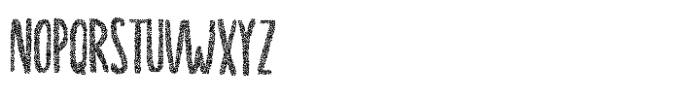 Storytime Stipple Rough Font UPPERCASE