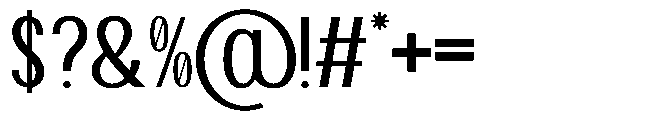 Stovina Sans Font OTHER CHARS