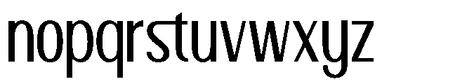 Stovina Sans Font LOWERCASE