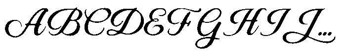 Stovina Script Font UPPERCASE
