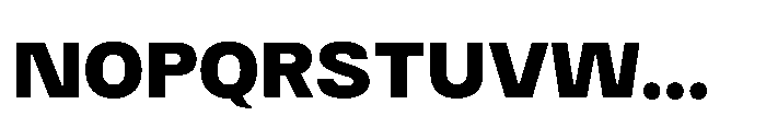 Straat Black Font LOWERCASE