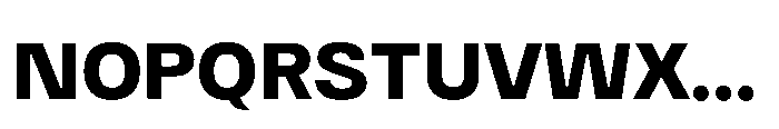 Straat Extra Bold Font LOWERCASE
