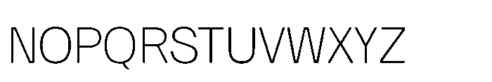 Straat Extra Light Font LOWERCASE