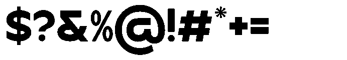 Strafon Bold Font OTHER CHARS