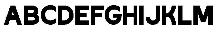 Strafon Bold Font UPPERCASE