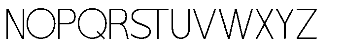 Strafon Light Font UPPERCASE