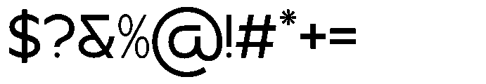 Strafon Regular Font OTHER CHARS