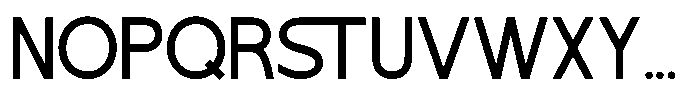 Strafon Regular Font UPPERCASE
