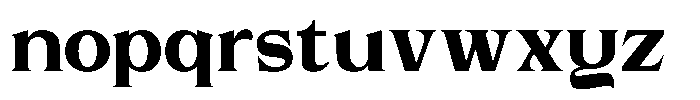 Strage Regular Font LOWERCASE