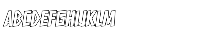Straight Edge STRAIGHT EDGE Outline Font