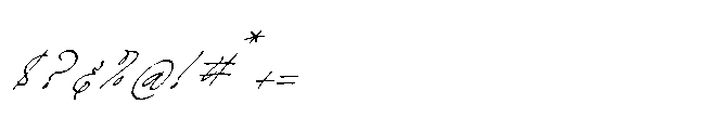 Straight Others Italic Font OTHER CHARS