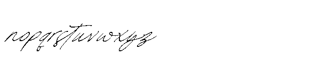 Straight Others Italic Font LOWERCASE
