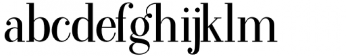 Straight Script Regular Serif Font LOWERCASE